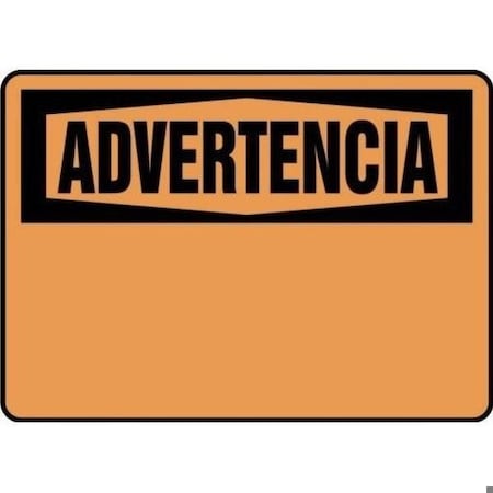 Accuform 10 in W, 7 in H, Dura-Plastic SHMRBH327XT